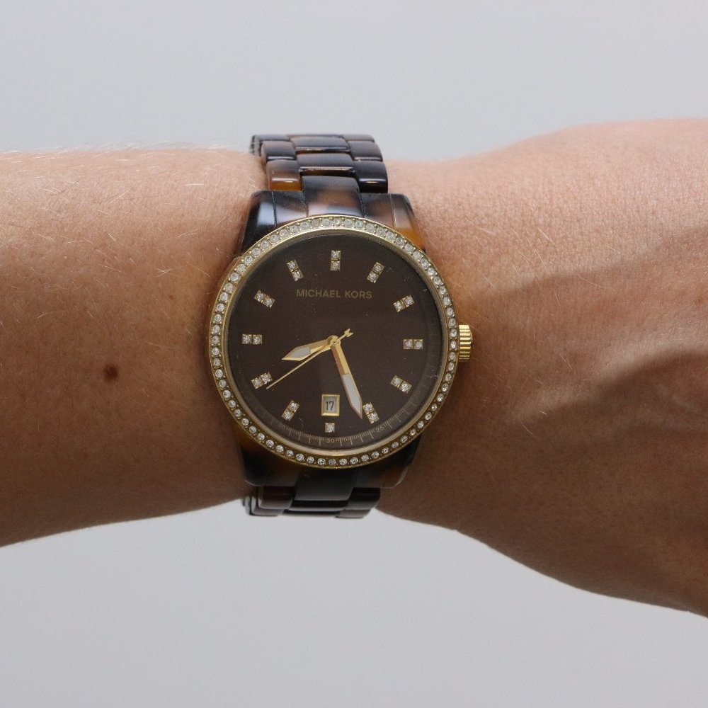 Tortoiseshell Michael Kors Watch